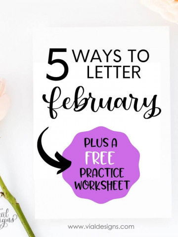 5 Ways to Letter February_Tutorial and Free Practice Worksheet_Featured Image