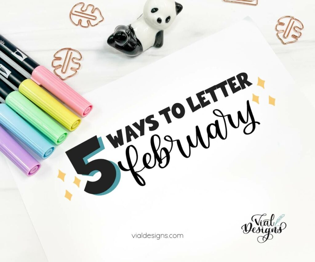 cute ways to write february