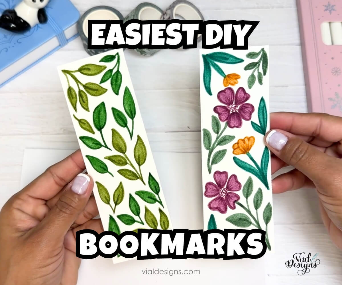 DIY floral bookmark ideas
