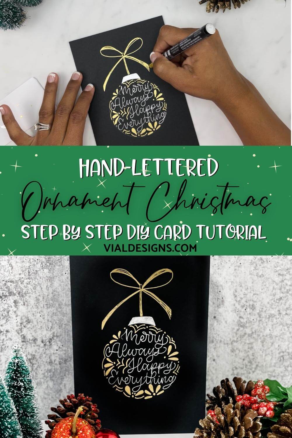 Easy-Ornament-Hand-Lettered-Holiday-Card
