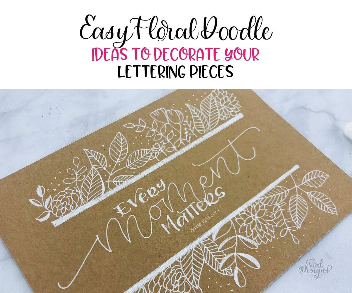 Easy Floral Doodle Ideas To Decorate Your Lettering
