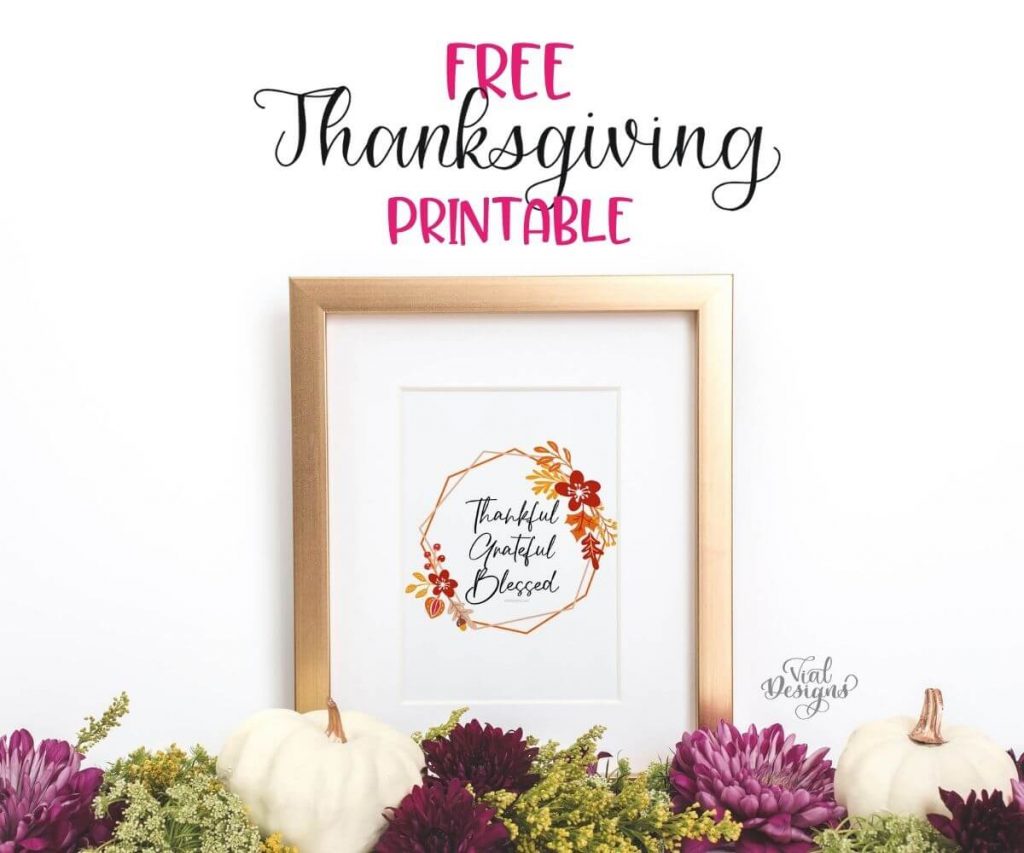 Free Thanksgiving Printable Featured Image