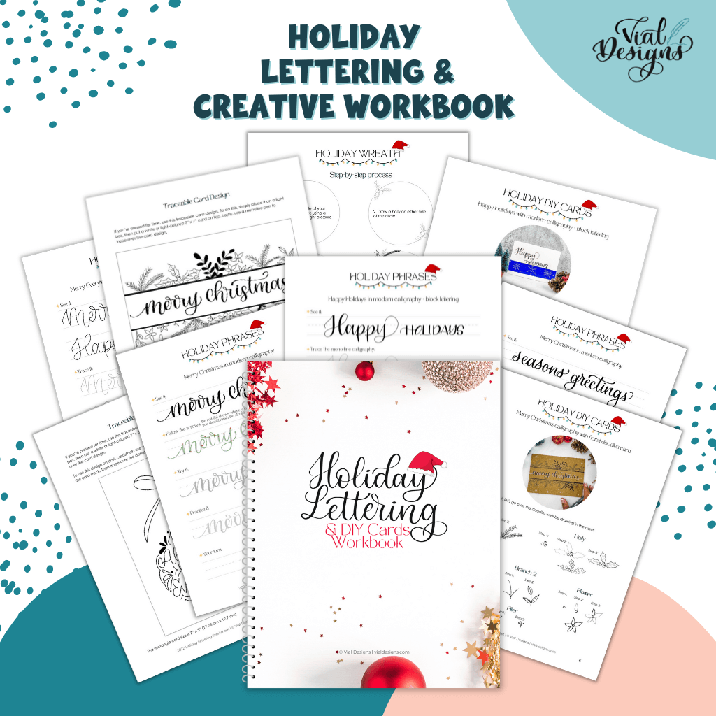 Holiday Lettering Workbook 2022