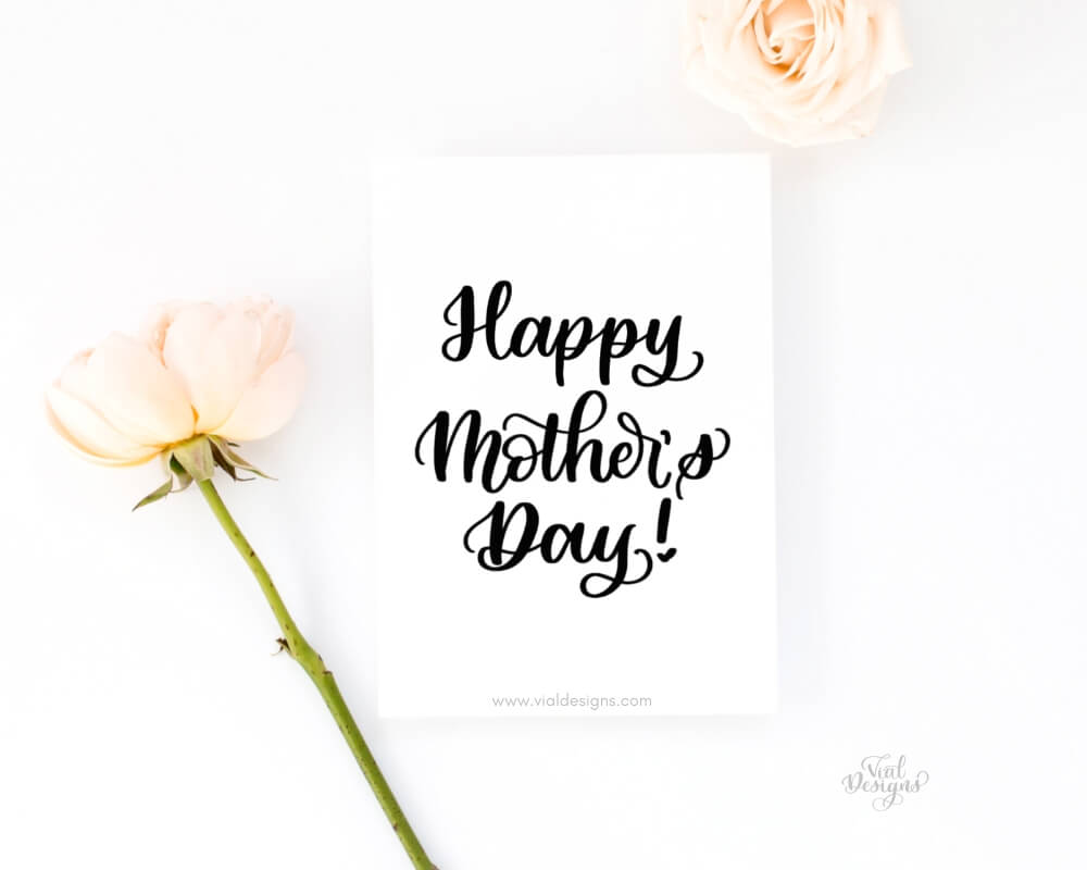 Mother's Day DIY Card by Vial Designs