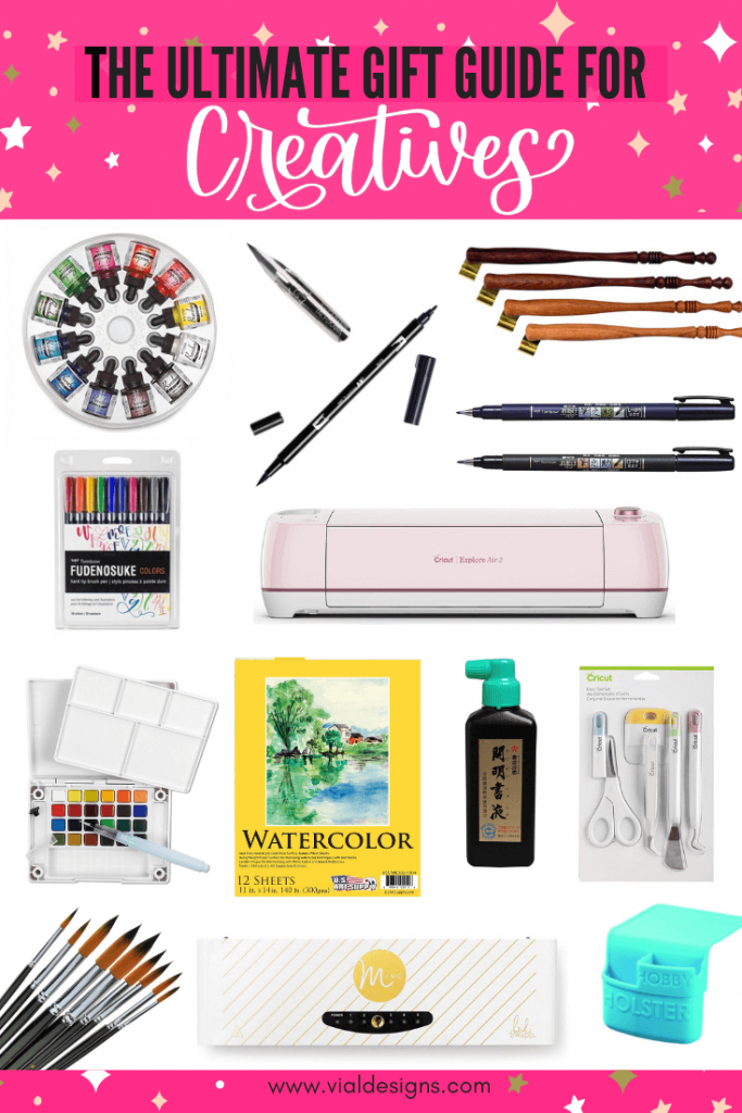 The Ultimate Gift Guide for Creatives by Vial Designs | Gift ideas for creatives | gift ideas for artists | christmas gift ideas for artists and creatives