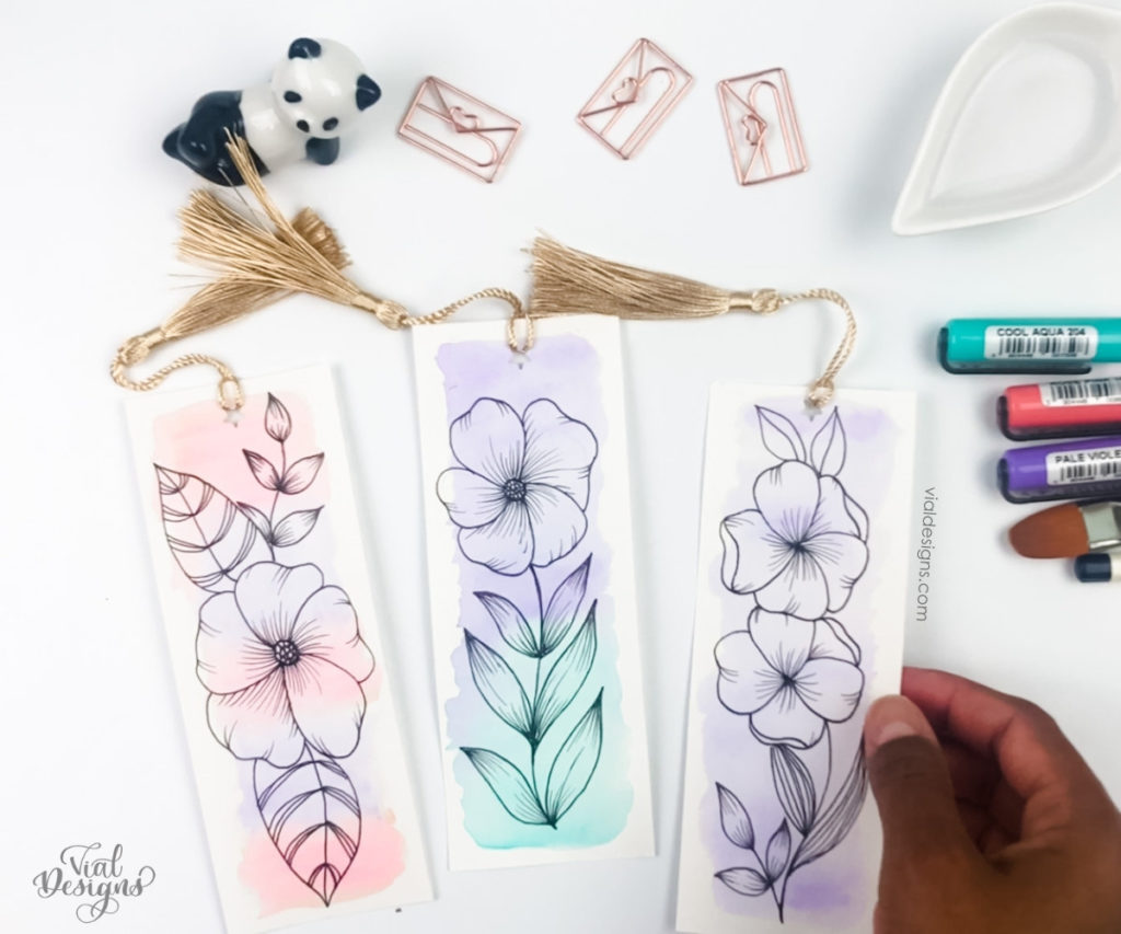 Watercolor-botanical-drawing-bookmarks-ideas