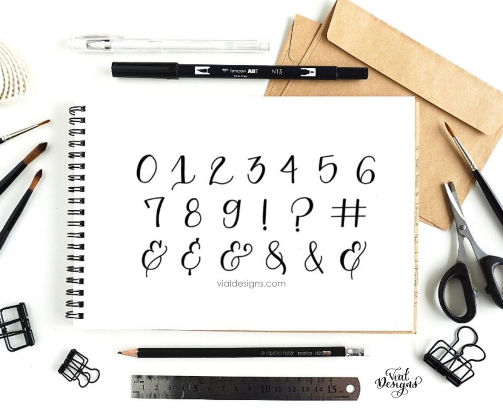 learn-how-to-make-beautiful-numbers-and-symbols-in-calligraphy